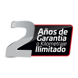 2 años o kilometraje ilimitado
